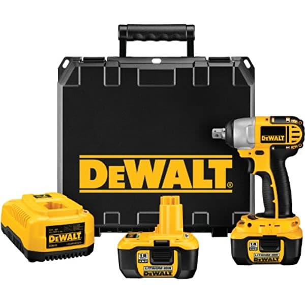 Dewalt Dc822Kl Llave De Impacto Inalámbrico De Iones De Litio De 18/2 Pulgadas Con Nano Tecnología