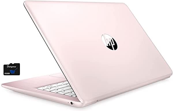 Laptop Hp Stream 2021 De 14 Pulgadas Procesador Intel Celeron N4020 4 Gb De Ram 64 Gb Emmc Wifi Bluetooth Cámara Web Hdmi Windows 10 S Con Office 365 Durante 1 Año + Tarjeta Fairywren (Rosa Rosa) HP Stream 14