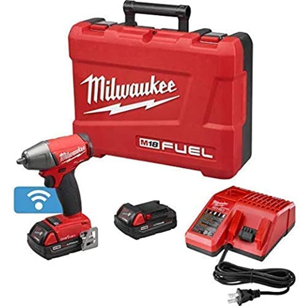Milwaukee 2758-22Ct M18 Combustible Con Llave De Impacto Compacta De 3/8 "Con Kit De Anillo De Fricción