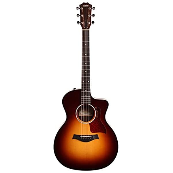 Taylor 214Ce Deluxe Grand Auditorium Cutway Guitarra Electroacústica Tabacco Sunburst 214ce-SB-DLX