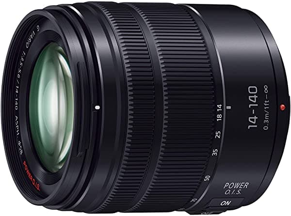 Panasonic Micro Cuatro Tercios Lente Intercambiable Lumix G Vario 14-140 Mm F 3.5-5.6 Asph. Poder O.I.S. Black H-Fs 14140-Ka