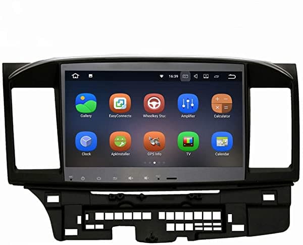 Sygav Android Estéreo Para Auto Para 2008-2013 Mitsubishi Lancer Evo X Ralliart Con Rockford Fosgate Amp GPS Radio de Navegación D2102CC