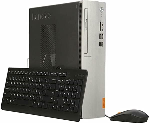 IdeaPad [Windows 11 Home] Lenovo Ideacentre Desktop | Procesador Amd A9-9425 De 310 Ghz A 370 Ghz | 16 Gb De Ram | Ssd De 1 Tb | Dvd-Rw | Wi-Fi | Bluetooth | Hdmi | Plata