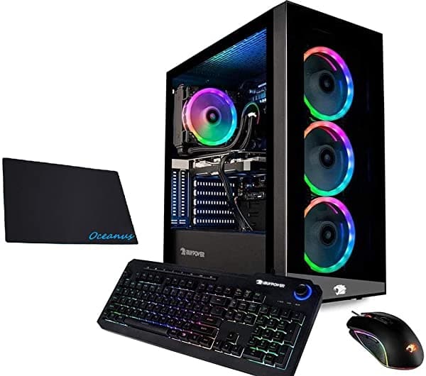 Ibuypower Gaming Pc Desktop Element Mr 9320 (Intel I7-10700F 2.9Ghz Nvidia Gtx 1660 Ti 6Gb 16Gb Ddr4 Ram 240Gb Ssd 1Tb Hdd Wi-Fi Windows 10 Home) Con Almohadilla De Ratón Od