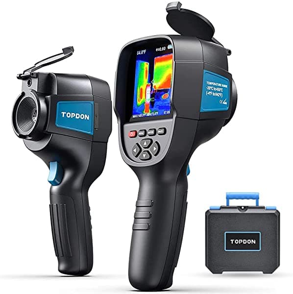 TT TOPDON Cámara De Cámara Térmica Cámara Infrarroja Itc629 Resolución De 220X160 35200 Píxeles De Mano Termal Imaging Camara -4 ° F A 842 ° F 9Hz Tasa De Infrared Thermographic Camera ITC629
