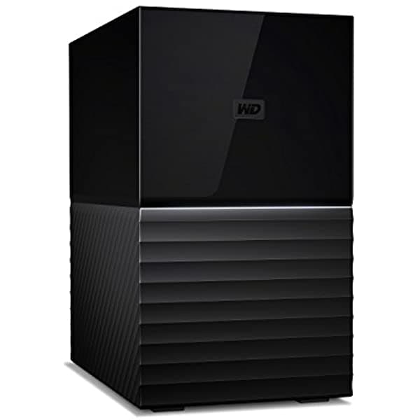 Western Digital 28 Tb Mi Libro Duo Desktop Raid Usb 3.1 Disco Duro Externo Y Software De Copia De Seguridad Automática Negro WDBFBE0280JBK-EESN