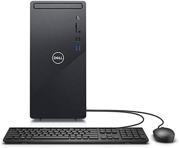 Dell Inspiron Desktop de Alto Rendimiento Nuevo Modelo 2021 Intel i5-10400 16 GB DDR4 RAM 1TB PCIe SSD WiFi HDMI No-DVD Teclado y Mouse con Cable 3880
