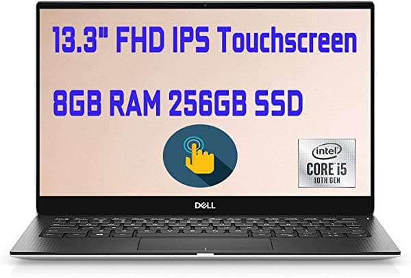 Buque Insignia Dell Xps 13 7390 Laptop 13.3 "Full Hd Ips Touchsen 10Th Gen Intel Quad-Core I5-10210U (Beats I7-8550U) 8Gb Ddr4 256Gb Pcie Ssd Retroilu
