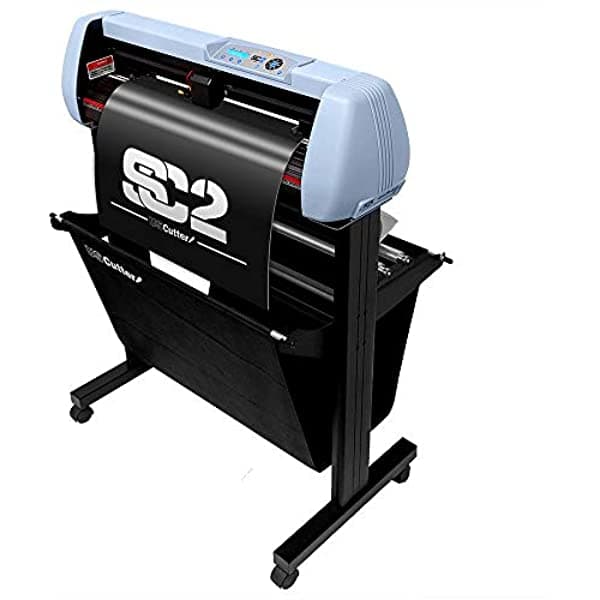 USCutter SC2 Vinyl Cutter Plotter con Canasta de Soporte y Captura 28" con SCAL Pro 4 (PC o Mac) ALSC2CB28-SCALPRO4