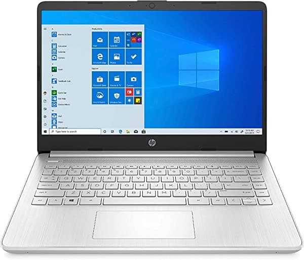 Hp Laptop Hd De 14 Pulgadas Intel Core I5-1035G1 Gráficos Intel Uhd Sdram De 8 Gb Ssd De 256 Gb Plata Natural Windows 10 ‎HP-14DQ