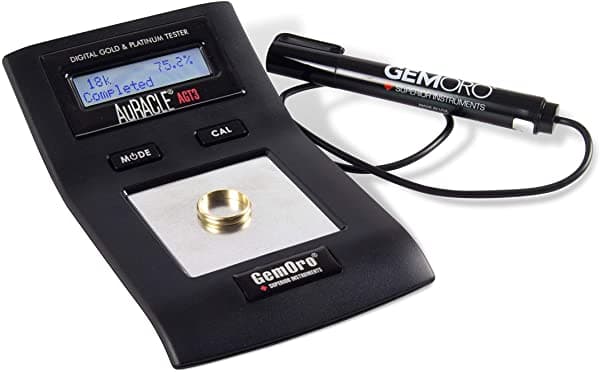 Gemoro Auracle Agt3 Gold (6-24K) Y Kit De Probador De Platino 2010 & JSCLOTH