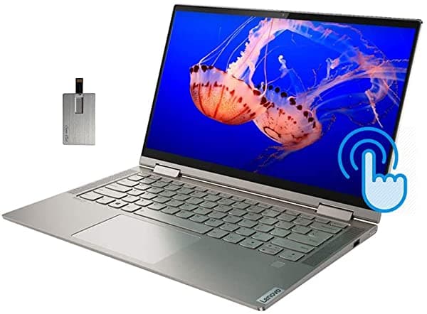 2021 Lenovo Yoga C740 2-In-1 14 "Computadora De Laptop De Pantalla Táctil Fhd Intel Core I5-10210U 8Gb Ram 512Gb Ssd Kb De Retroiluminación Lecto