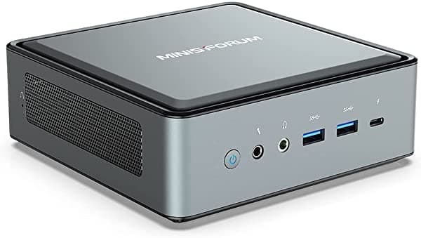 Minisforum Elitemini Th80 Windows 11 Pro Mini Pc 11ª Generación Core I7-11800H Computadora De Escritorio 16 Gb Ram 512 Gb Nvme Ssd Hdmi Y Dp Y Usb-C (4K 60 Hz) 2.5G Rj45 Gráficos Intel Uhd TL50