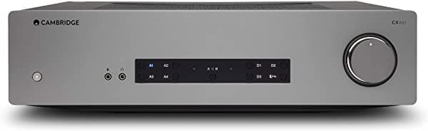 Cambridge Audio Cxa61 Amplificador Estéreo De Dos Canales Con Bluetooth Y Dac Incorporado-60 Vatios Por Canal (Gris Lunar)