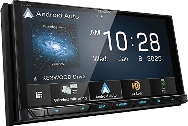Kenwood Excelon Ddx9907Xr 6.8 "Receptor De Dvd Del Panel Táctil Capacitivo Con Bluetooth & Hd Radio | 6.8" Monitor De Alta Definición | Con Apple Carp