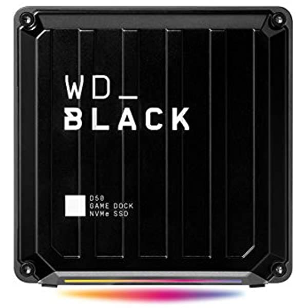 Wd_Black - Unidad De Estado Sólido Ssd De 2 Tb D50 Rgb Con Conectividad Thunderbolt 3 Hasta 3000 Mb/S - Wdba3U0020Bbk-Nesn