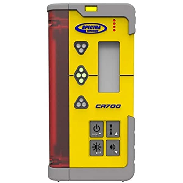 Spectra Precision Cr700 Receptor Láser Combinado Con Abrazadera De Varillas C70 Montaje Magnético C71 Baterías Alcalinas Tecnología De Recepción Pa //