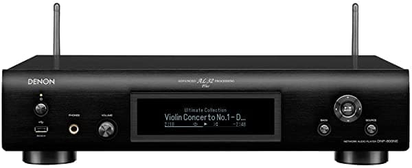 Denon Dnp-800Ne Red Neto Player De Audio Con Wifi Bluetooth Y Airplay 2 Conectividad + Tecnología De Heos | Calidad De Sonido Excepcional | Compatibl