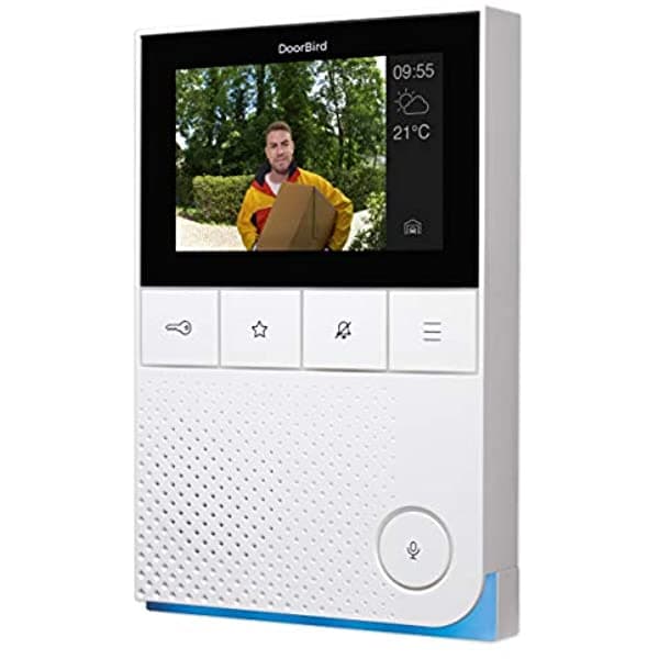 Doorbird Ip Video Inter -Wall Station Intercom A1101 Pantalla De Color De 4 " - Montaje De Superficie - Wifi Ethernet Y Poe - Garantía De 2 Años E In