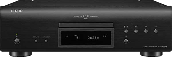 Denon Dcd-1600Ne Reproductor De Cd De Super Audio De Un Solo Disco | Diseño Exclusivo Resistente A La Vibración | Procesamiento Potente | Reproduce To