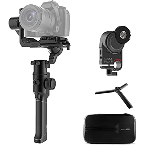 Moza Air 2 Estabilizador Gimbal Portátil de 3 Ejes con Motor de Seguimiento iFocusM, Compatible con Cámaras DSLR, Sin Espejo y Pocket Cinema, Compatible Sony Panasonic Leica Nikon Canon BMCC BMPCC Etc.