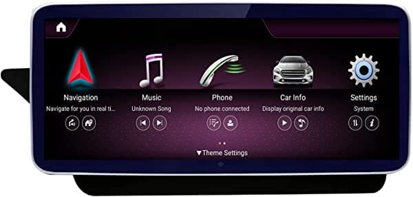Road Top Android 11 Estéreo para Auto Pantalla Táctil de 10.25" para Mercedes Benz Clase E S212 W212 2009-2014 con NTG4.0/4.5/4.7 Admite CarPlay FY-Android11128-Entg4