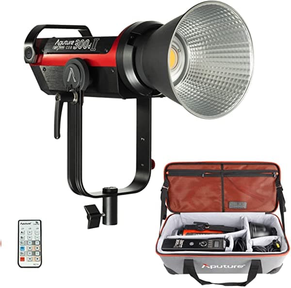 Aputure Ls C300D Ii Cob Luz Storm 300D Mark Ii 350W 5500K Luz De Video Led Equilibrado Luz Cri 96+ Tlci96+ 45000Lux0.5M Con El Reflector 8 Iluminac Aputure C300d II
