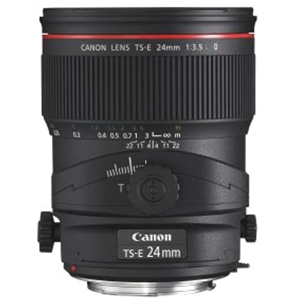 Canon Ts-E 24 Mm F/3.5L Ii Lente De Shift De Tilt Ultra Ancho Para Canon Cámaras Digitales Slr 3552B002
