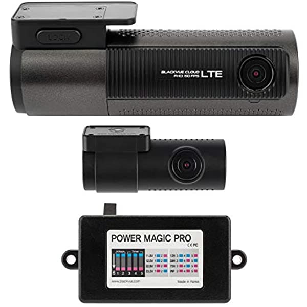 Blackvue Dr750-2Ch Lte Con Tarjeta Microsd De 32 Gb + Kit De Cableado Power Magic Pro | Conectividad Fácil En La Nube | Módulo 4G Lte Integrado