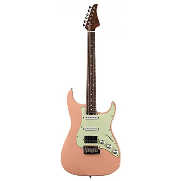 Eart Cp.1 Guitarra Eléctrica 6 Cuerdas De Cuerda Sólida Camionetas S-S-H Conmutación De Estilo Musical Tono Transparente Pulido De Cabezal Con Tra