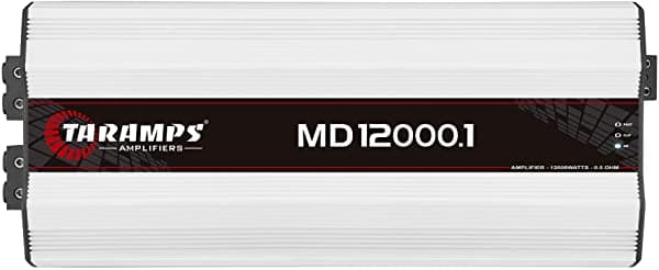 Taramps Md 12000.1 0.5 Ohm 12000 Vatios Clase D Amplificador Mono De Rango Completo 7898556485113