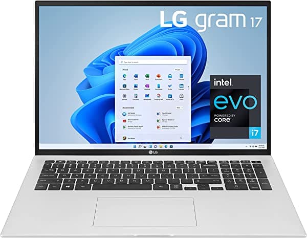 Lg Gram 17Z90P Laptop 17 "Ips Ultra Luz De Peso (2560 X 1600) Intel Evo 11Th Gen Core I7 16 Gb De Ram 2Tb Ssd Hogar De Windows 10 Actualizable A 17Z90P-K.AAS9U1