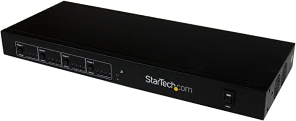 StarTech . Com 4X4 Hdmi Matrix Switcher/ Hdmi Extender Sobre Cat5/ Cat6 - Hdmi Sobre Cat5 Cat6 Extensión Con 4X4 Matriz - 230Ft (70M) - 1080P ST424HDBT