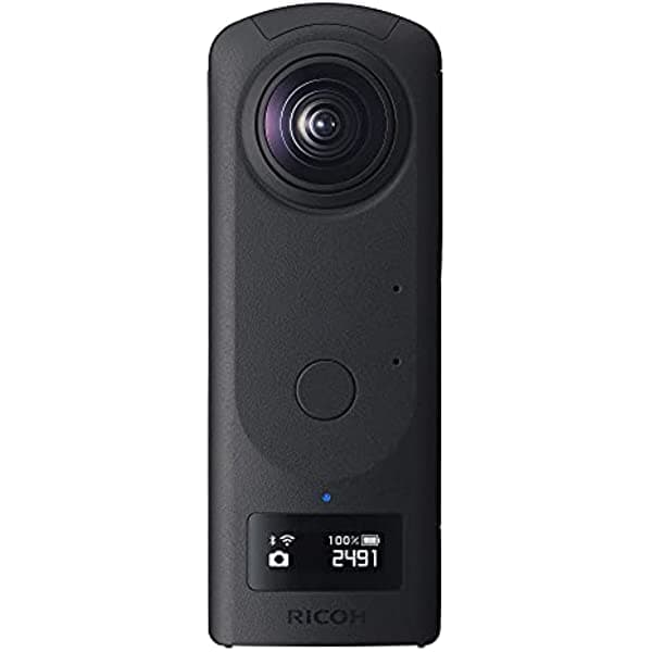 RICOH THETA Z1 Cámara 360° 51GB Negro, 2 sensores CMOS retroiluminados, 23MP, video 4K, HDR, estabilización, transferencia inalámbrica rápida 910830