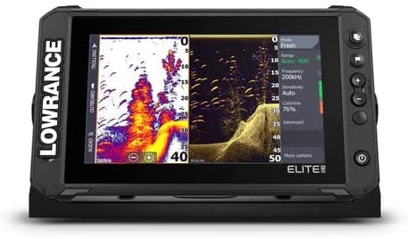 Lowrance Elite FS 9 - Ecosonda con Transductor 3 en 1 Active Imaging, C-MAP Contour Precargado + Gráficos 000-15692-001