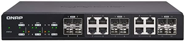 Qnap Dual M.2 22110/2280 - Tarjeta De Expansión Sata Ssd (Pcie Gen2 X2) Soporte De Bajo Perfil Precargado Perfil Bajo Plano Y Altura Completa Están Incluidos QSW-1208-8C-US