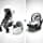 Uppababy Modelo 2018/19 Vista Stroller-Bryce (White Marl/Silver/Chestnut Leather) Incluye Mesa Infant Car Seat-Bryce (White & Grey Marl) 0318-VIS-US-BRY/1017-MSA-US-BRY