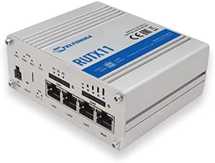Teltonika Rutx11 Rutx11110400 - Router (Wifi Lte Cat6 Para Transportadores De Estados Unidos Y Canadá) Teltonika RUTX11 WiFi LTE Cat6 Router