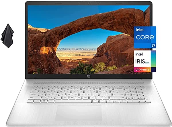 Laptop Hp 17 2022 Pantalla Hd+ Antirreflejos Intel Core I7-1165G7 De 11ª Generación Gráficos Intel Iris Xe 16 Gb De Ram 1 Tb Pcie Ssd Batería De Larga Duración Cámara Web Micrófonos Windows 11 Laptop 17