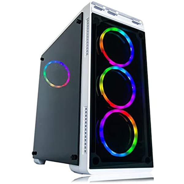 Alarco Computadora De Escritorio Para Videojuegos Intel I5 De 310 Ghz 8 Gb De Ram Disco Duro De 1 Tb Windows 10 Pro Wifi Ready Tarjeta De Video Nvidia Gtx 650 1 Gb 4 Ventiladores Rgb