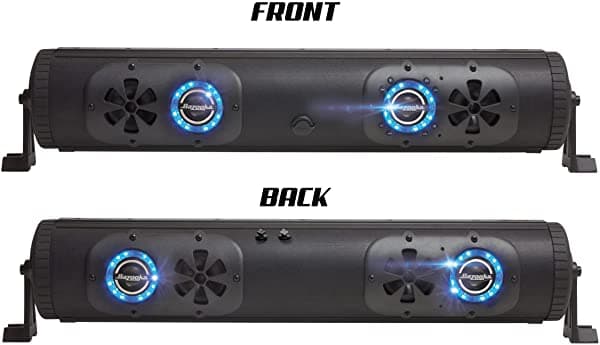 Bazooka 24" De Doble Cara Bluetooth G2 Party Bar Altavoz Y Sistema De Iluminación De Luces Led Para Todoterreno