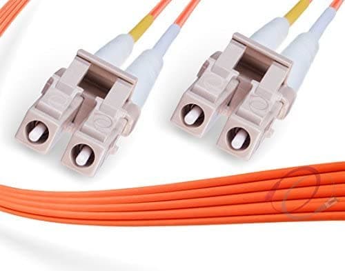 FiberCablesDirect Om1 Lc-Lc 62.5/125 Multimode Duplex Fiber Cable Anaranjado FCDUS52v142