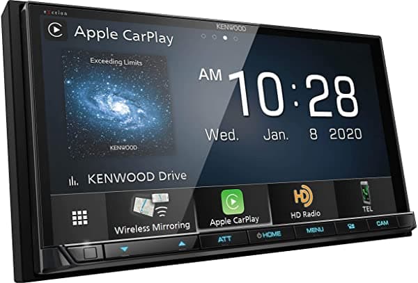 Kenwood Dmx907S - Receptor De Pantalla Táctil Digital De 6.95 Pulgadas Con Apple Carplay Y Android Auto