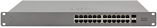 Meraki Go By Cisco | Conmutador De Red Poe De 24 Puertos | Administrado En La Nube | Alimentación A Través De Ethernet | [Gs110-24P-Hw-Us]