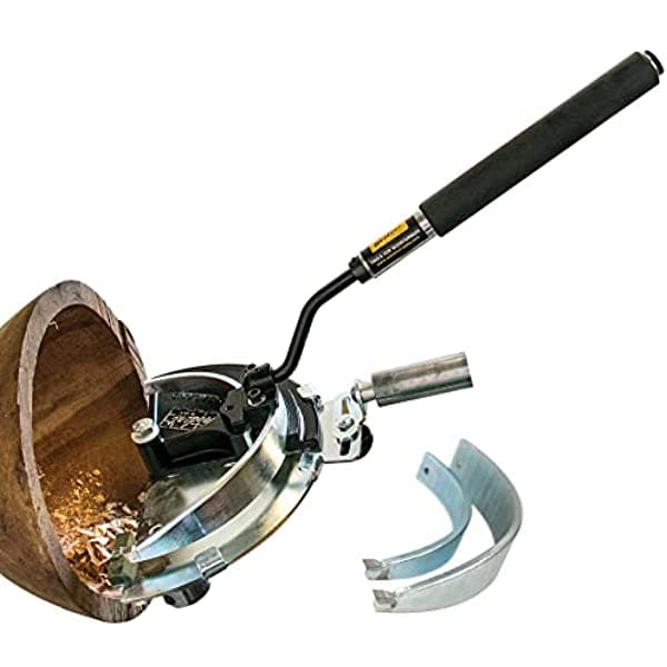 Woodcut Tools Bowlsaver - Sistema Completo Con Dos Cuchillas Para Núcleo De Cuencos En Blanco De 3 A 12 Pulgadas En Torno De Madera Bsvr CR-JS-063