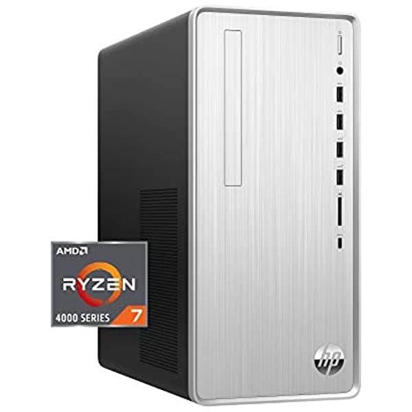 HP Pavilion desktop AMD Ryzen 7 4700G procesador 16 GB de RAM 512 GB SSD SP. Windows 10 soporte de pantalla dual soporte inalámbrico computadora PC TP01-1160