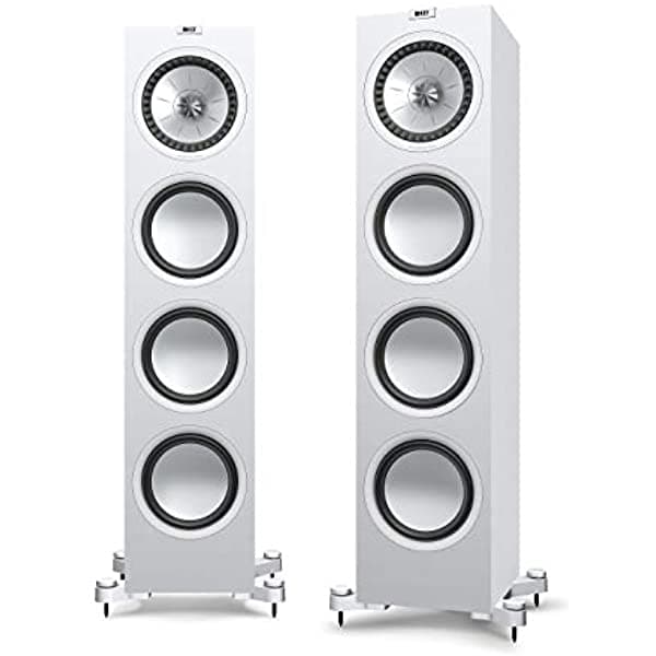 Kef Q950 Altavoz De Pie De Suelo Cada Uno Color Blanco