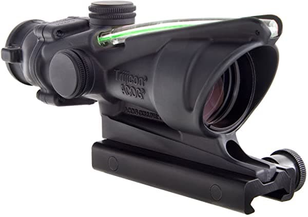 Trijicon 4X32 Acog Riflescopio Con Retícula Chevron Con Doble Iluminación Verde Y Soporte Ta51 TA31F-G