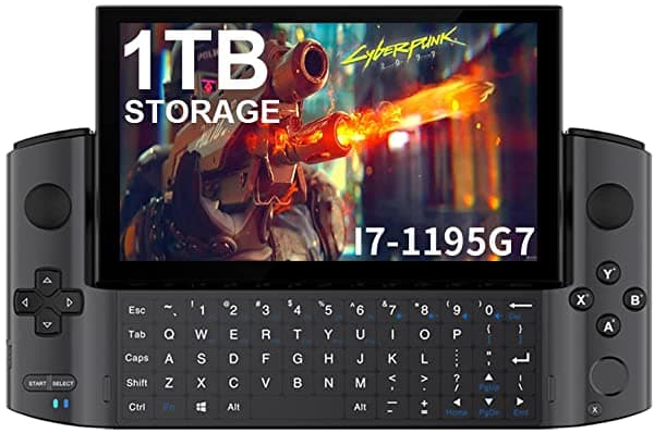 LANRUO Gpd Win 3-[11Th Core Cpu I7-1195G7-1Tb] Mini Consola De Videojuegos De Mano De 5.5 Pulgadas Reproductor De Videojuegos Win 10 Laptop 1280X720 Pantalla Táctil Tablet Pc 16Gb Ram ‎GPD WIN 3 LANRUO
