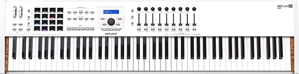 Arturia Keylab 88 Mkii Hammer-Action Controlador Midi Y Software Versión Blanca Ii Keylab 88 II